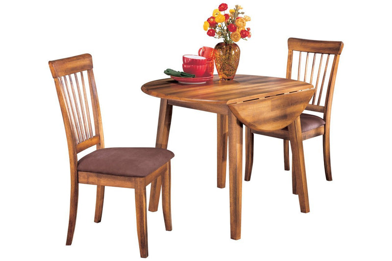Berringer Rustic Brown Dining Drop Leaf Table - Lara FurnitureDining Table