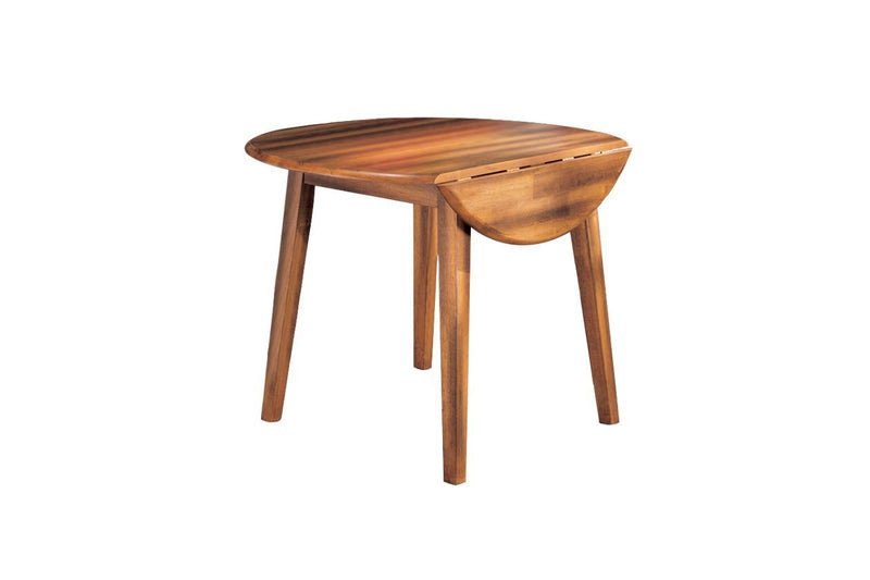 Berringer Rustic Brown Dining Drop Leaf Table - Lara FurnitureDining Table