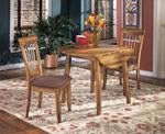 Berringer Rustic Brown Dining Drop Leaf Table - Lara FurnitureDining Table