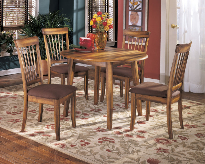 Berringer Rustic Brown Drop Leaf Dinette Set - Lara FurnitureDining Room Set