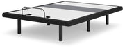 Best Base with Lumbar and Audio Charcoal Gray Queen Adjustable Base - M5X532