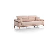 Beta Convertible Sofa Beige in Beige - 101-BET-KAY065-3