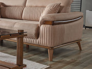 Beta Convertible Sofa Beige in Beige - 101-BET-KAY065-3