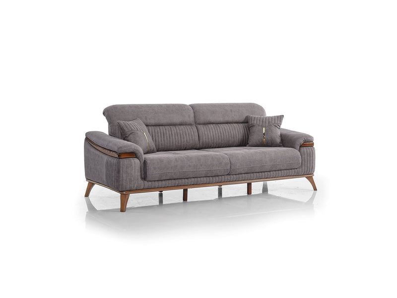Beta Convertible Sofa Fume in Fume - 101-BET-KAY375-3