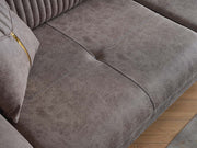 Beta Convertible Sofa Fume in Fume - 101-BET-KAY375-3