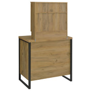 Bettin Vanity Set with Sliding Mirror and Stool Golden Oak - 930120