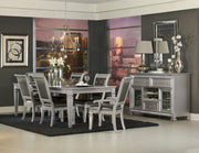 Bevelle Silver Extendable Dining Set - Lara FurnitureDining Room Set