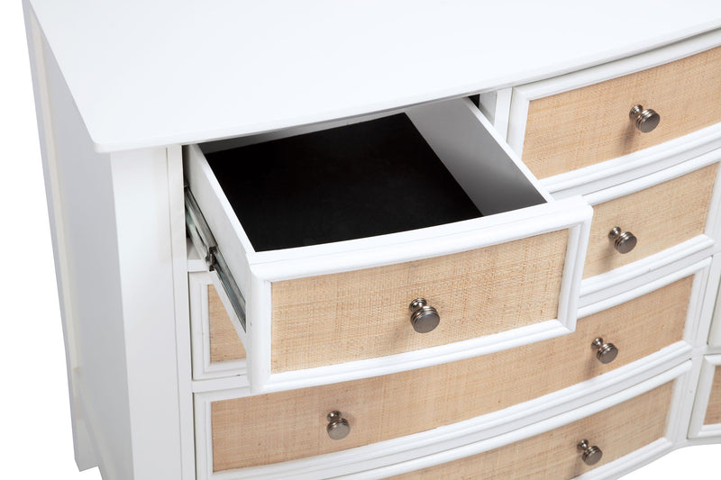 Bexhill 10-drawer Dresser and Mirror White - 223473M