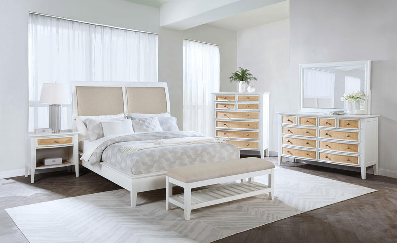 Bexhill 10-drawer Dresser and Mirror White - 223473M
