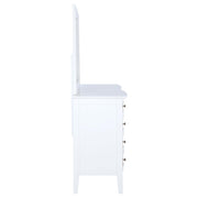 Bexhill 10-drawer Dresser and Mirror White - 223473M