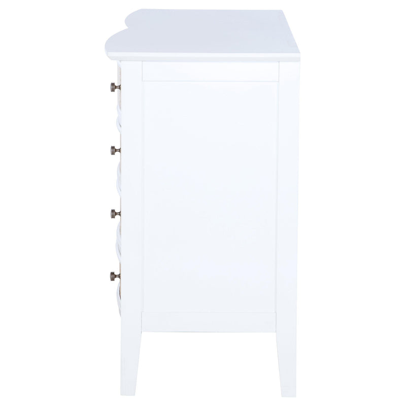 Bexhill 10-drawer Dresser Cabinet White - 223473