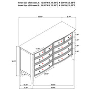 Bexhill 5-piece California King Bedroom Set White - 223471KW-S5