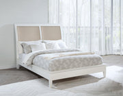 Bexhill 56-inch Upholstered Queen Panel Bed White - 223471Q