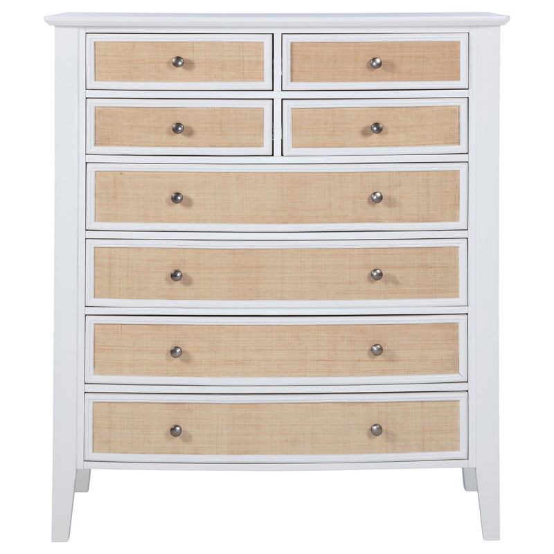 Bexhill 8-drawer Chest of Drawers White - 223475