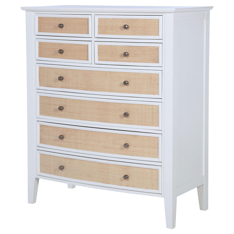 Bexhill 8-drawer Chest of Drawers White - 223475