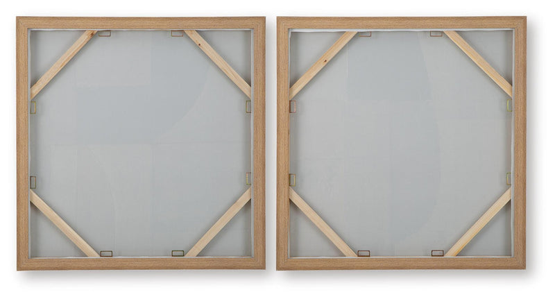 Bexlen Tan/Taupe/Black Wall Art (Set of 2) - A8000498