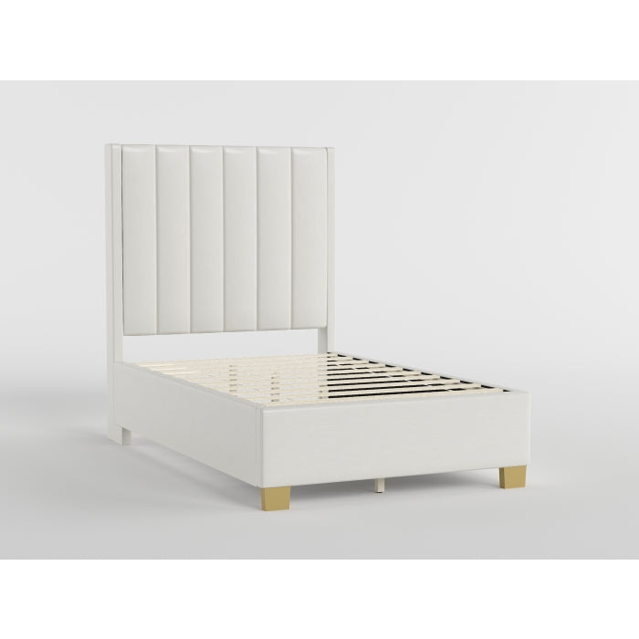 BHE-GL Gold Finish Leg For Footboard, Each. Fits BHE5876, BHE5878, 1836B, and BHE1818 beds, Set of 2 - BHE-GL