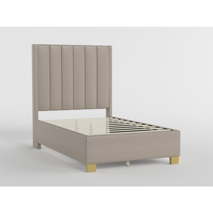 BHE-GL Gold Finish Leg For Footboard, Each. Fits BHE5876, BHE5878, 1836B, and BHE1818 beds, Set of 2 - BHE-GL
