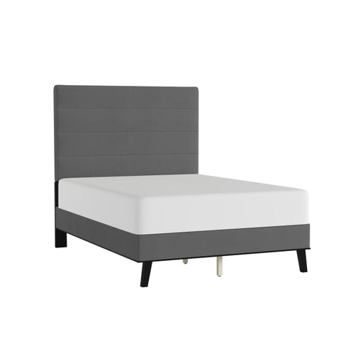 BHE5004CC-54* (2) 54" Charcoal Microfiber Platform Bed - BHE5004CC-54*