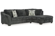 Biddeford Shadow 2 - Piece RAF Chaise Sectional - Lara FurnitureSectional