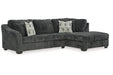 Biddeford Shadow 2 - Piece RAF Chaise Sectional - Gate FurnitureSectional