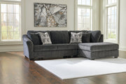 Biddeford Shadow 2 - Piece RAF Chaise Sectional - Lara FurnitureSectional
