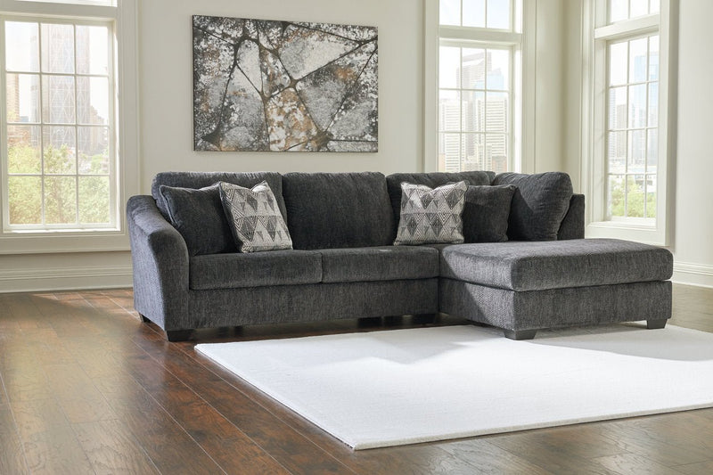 Biddeford Shadow 2 - Piece RAF Chaise Sectional - Lara FurnitureSectional