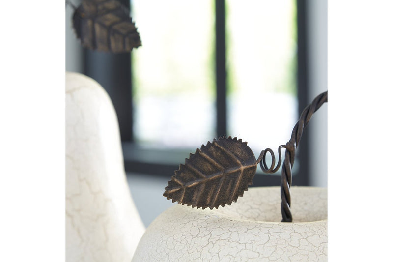 Bidelia Antique White Sculpture (Set of 2) - Lara FurnitureSculpture