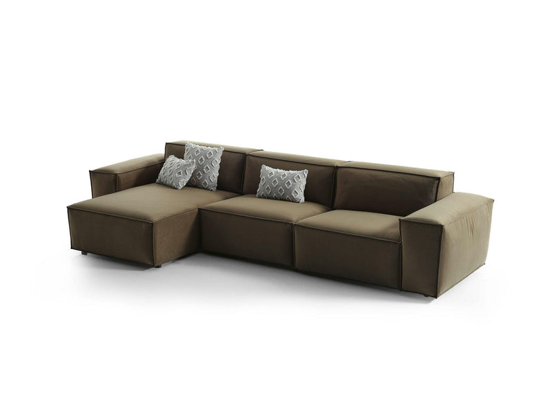 Bigmama Sectional Sofa in Grey - 200-ELI-BIG-FUGA 12-S