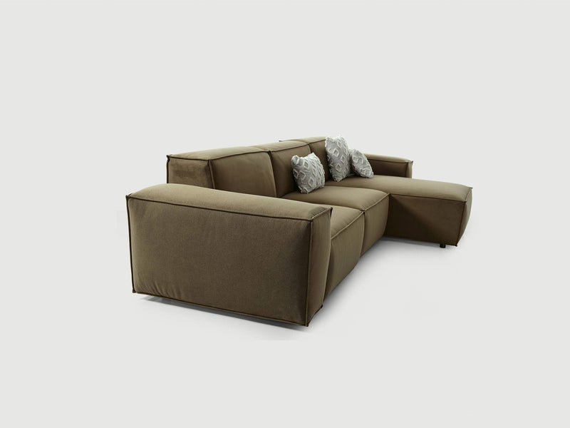 Bigmama Sectional Sofa in Grey - 200-ELI-BIG-FUGA 12-S