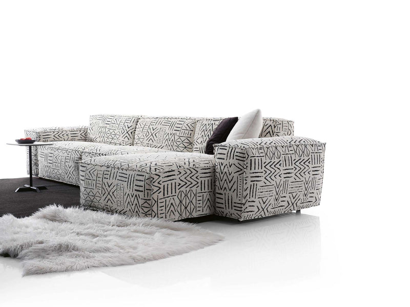 Bigmama Sectional Sofa in Grey - 200-ELI-BIG-FUGA 12-S