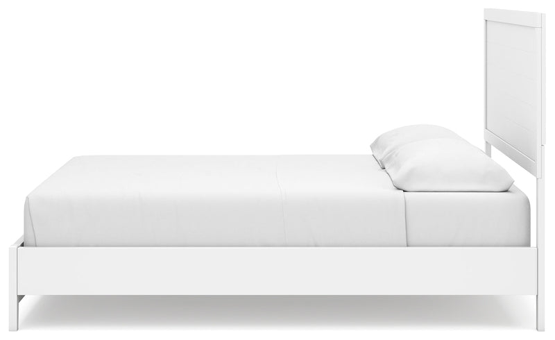 Binterglen California King Panel Bed with Dresser and 2 Nightstands in White from Ashley - Lara Furniture