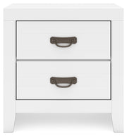 Binterglen California King Panel Bed with Dresser and 2 Nightstands in White from Ashley - Lara Furniture
