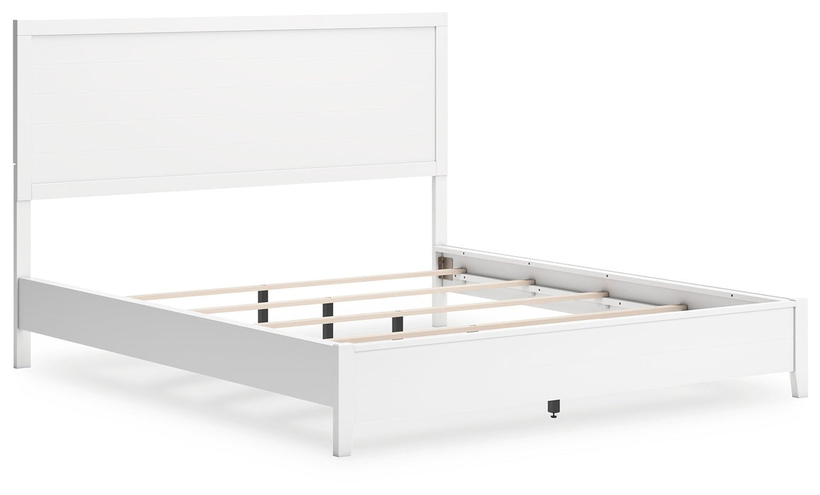 Binterglen California King Panel Bed with Dresser and Nightstand in White - Gate FurnitureBedroom Set