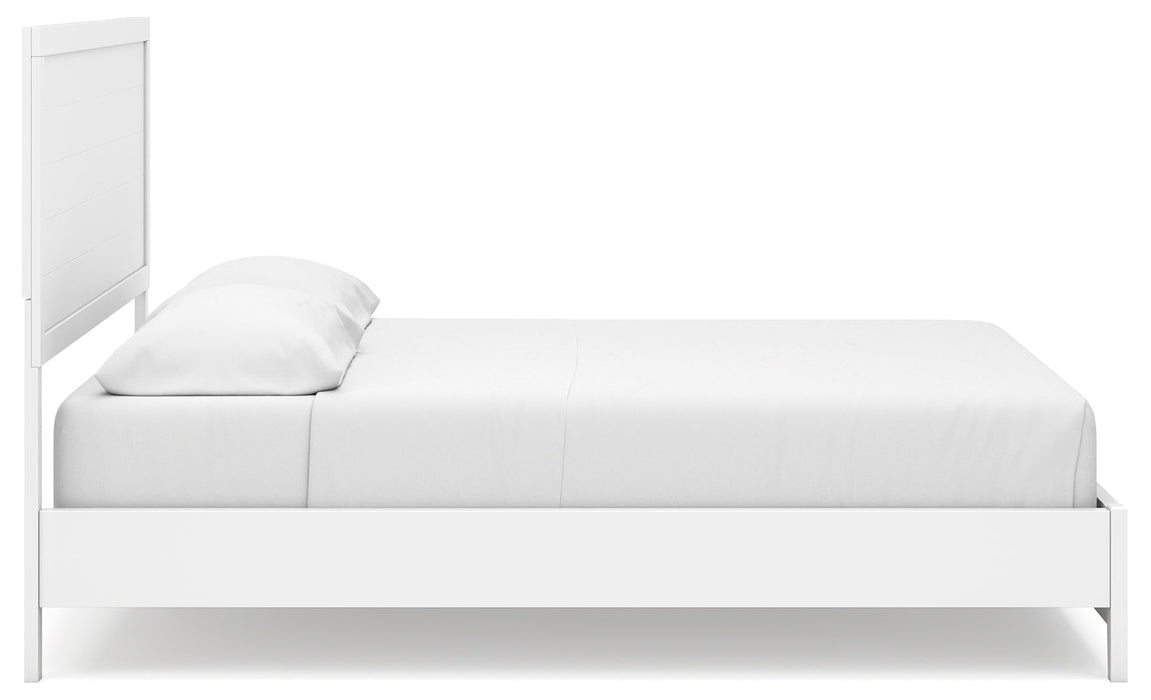 Binterglen California King Panel Bed with Dresser and Nightstand in White - Gate FurnitureBedroom Set