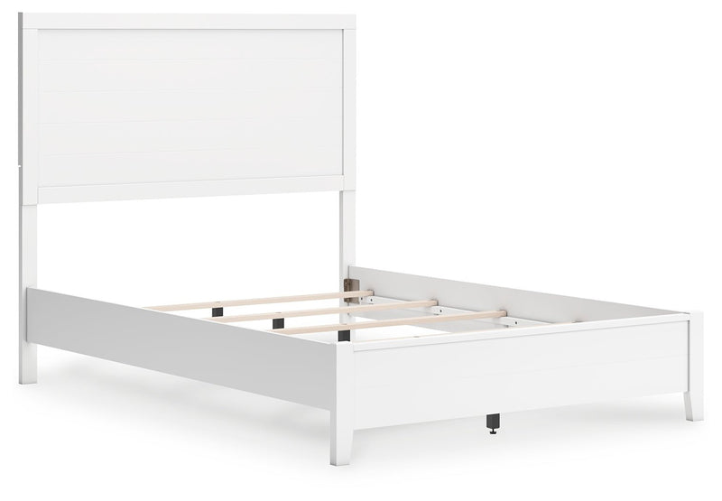 Binterglen Full Panel Bed with Dresser and Nightstand in White - Lara FurnitureYouth Bedroom Set