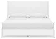 Binterglen King Panel Bed with Dresser and 2 Nightstands in White from Ashley - Lara Furniture
