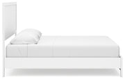 Binterglen King Panel Bed with Dresser and 2 Nightstands in White from Ashley - Lara Furniture