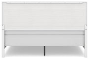 Binterglen King Panel Bed with Dresser and 2 Nightstands in White from Ashley - Lara Furniture