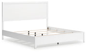 Binterglen King Panel Bed with Dresser and 2 Nightstands in White from Ashley - Lara Furniture