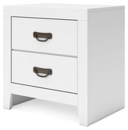 Binterglen King Panel Bed with Dresser and 2 Nightstands in White from Ashley - Lara Furniture