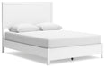Binterglen Queen Panel Bed with Dresser and Nightstand in White - Gate FurnitureBedroom Set