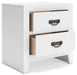 Binterglen Queen Panel Bed with Dresser and Nightstand in White - Gate FurnitureBedroom Set