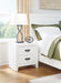 Binterglen Twin Panel Bed with Dresser and Nightstand in White - Gate FurnitureYouth Bedroom Set