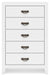 Binterglen White Chest of Drawers - B427-46
