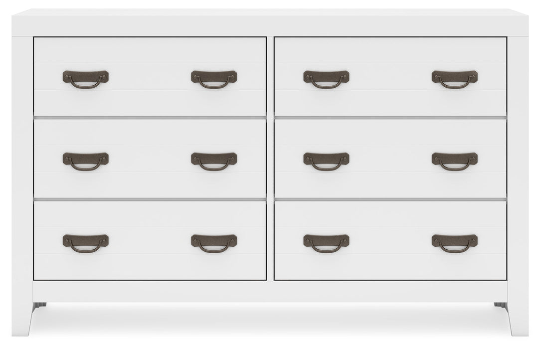 Binterglen White Dresser - B427-31