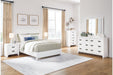 Binterglen White Full Panel Bed - Gate FurnitureFull Bed