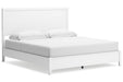 Binterglen White King Panel Bed - Gate FurnitureKing Bed