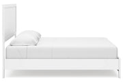Binterglen White King Panel Bed - Lara FurnitureKing Bed
