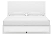 Binterglen White King Panel Bed - Lara FurnitureKing Bed